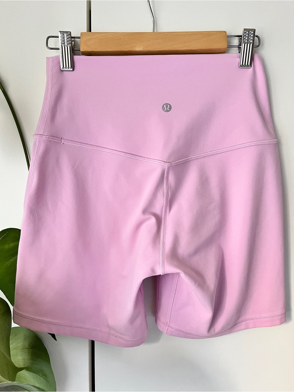 lululemon athletica High-Rise Pink Bike Shorts - Picture 2 of 11